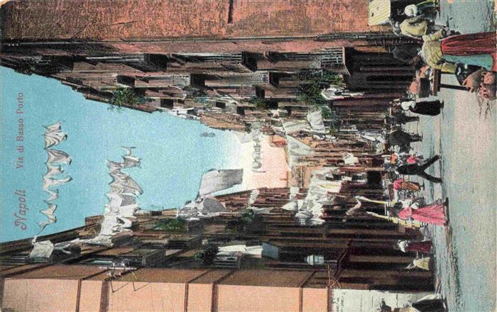 NAPOLI Neapel Naples IT Via di Basso Porto