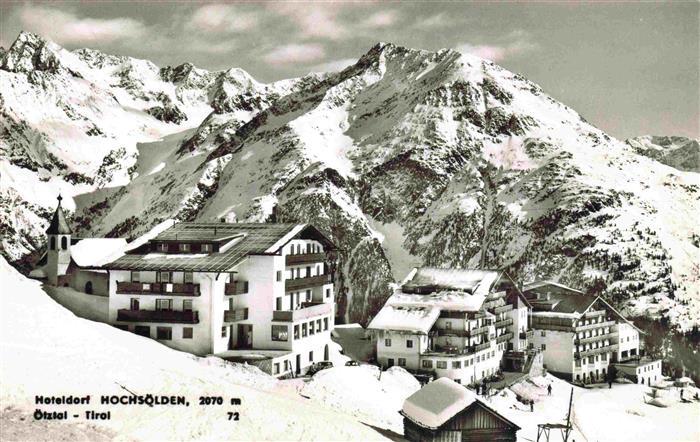 Hochsoelden Tirol AT Wintersportplatz Alpen Hoteldorf oetztaler Alpen