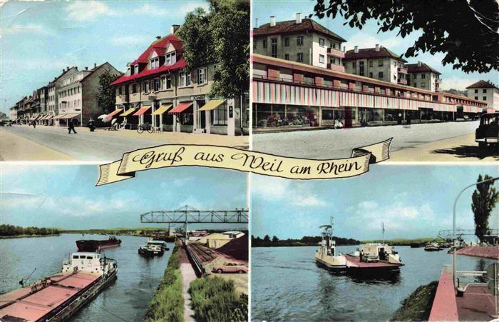Weil am Rhein Teilansichten Rheinhafen