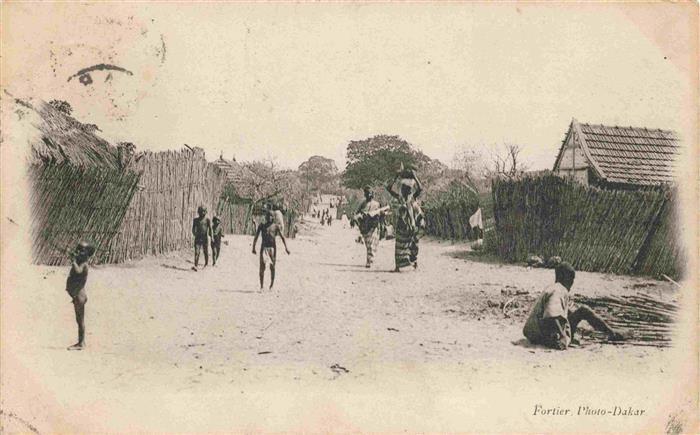 DAKAR Senegal Dorfpartie