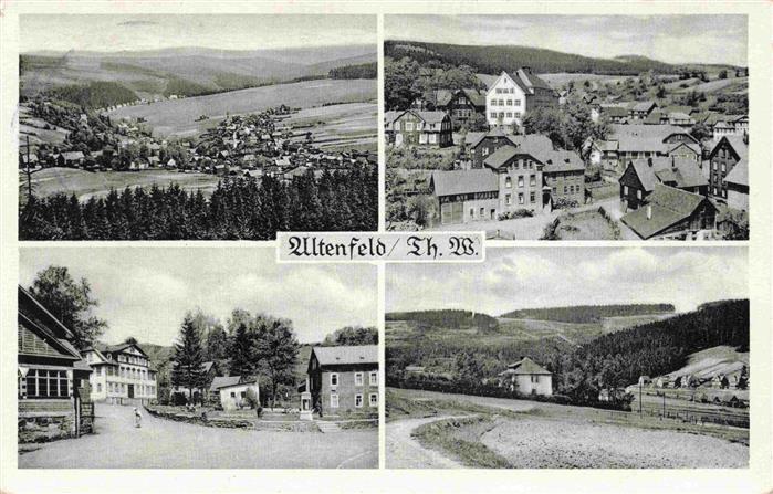 Altenfeld Thueringen Panorama Teilansichten Landschaft