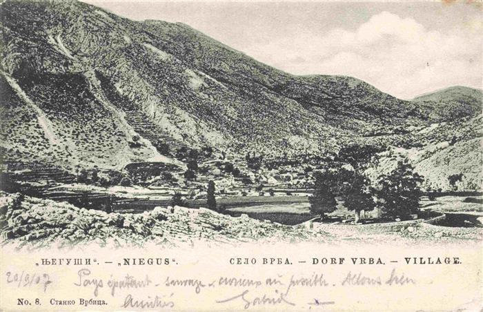 Vrba Serbija Panorama Berge