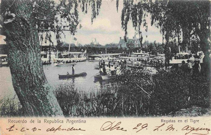 Buenos Aires Argentina Regatas en el Tigre