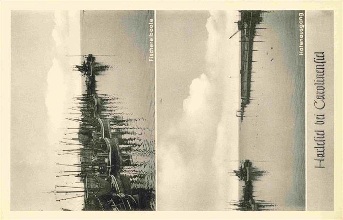 Harlesiel Wittmund Fischereiboote Hafenausgang