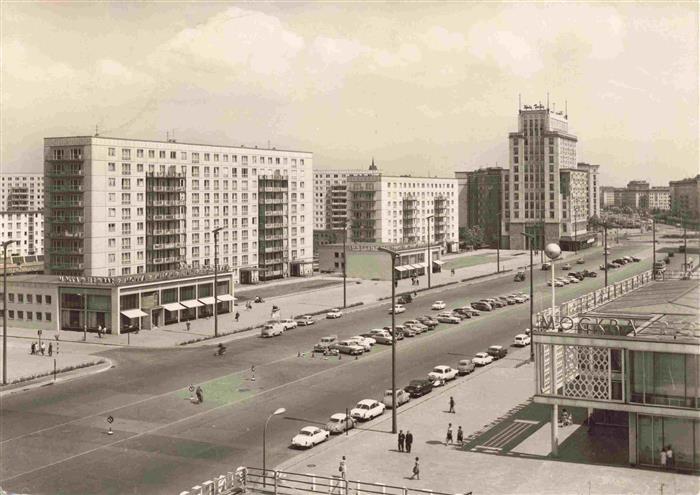 BERLIN  CITY Karl-Marx-Alle Hauptstadt der DDR