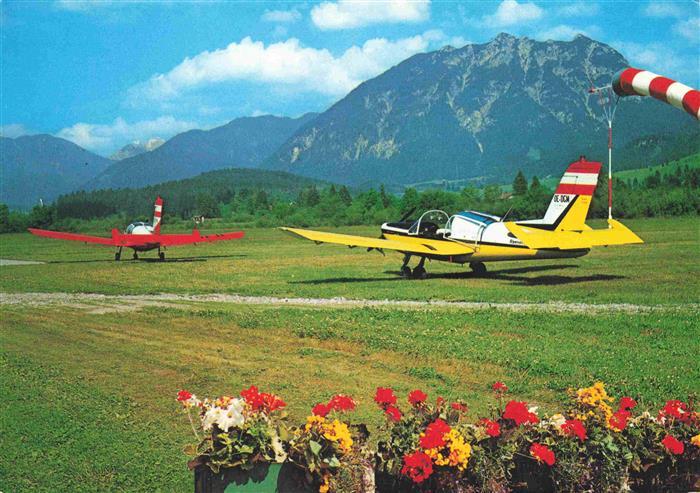 Hoefen Reutte Tirol AT Flugplatz Motorflugzeuge