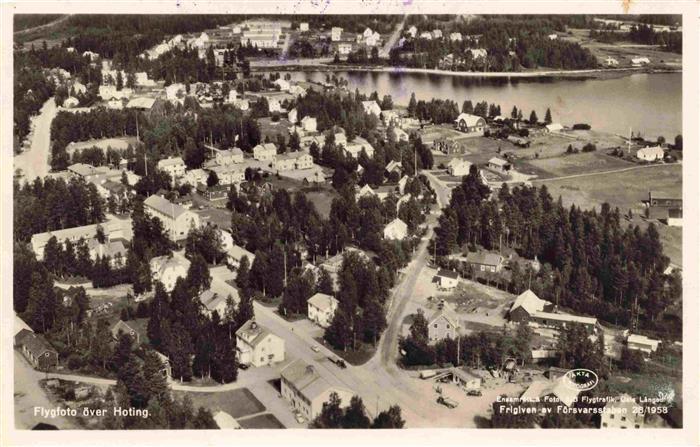 Hoting Stroemsund Swedem Fliegeraufnahme