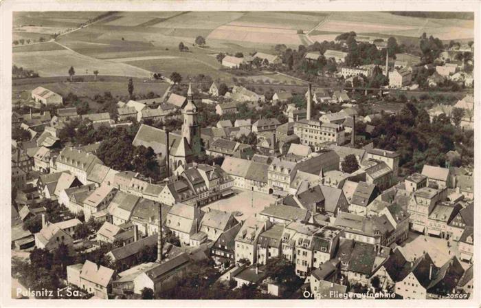 Pulsnitz Sachsen Fliegeraufnahme