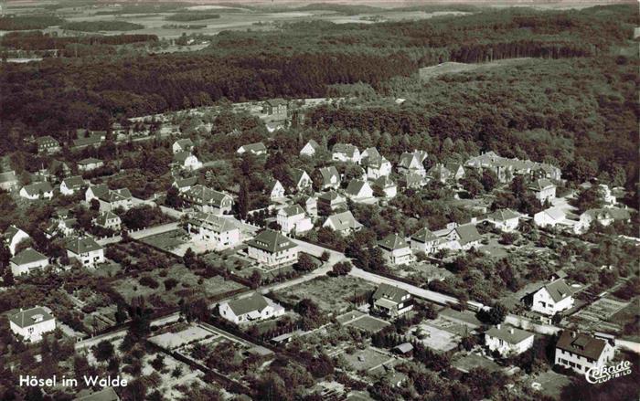 Hoesel im Walde Ratingen NRW Fliegeraufnahme