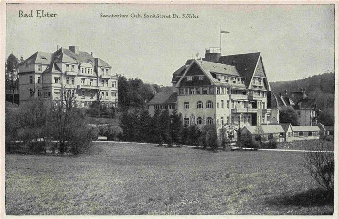 Bad Elster Vogtland Sachsen Sanatorium Geh Sanitaetsrat Dr Koehler