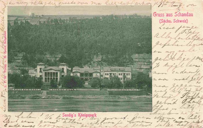 Schandau Bad Saechsische Schweiz Sendigs Koenigspark