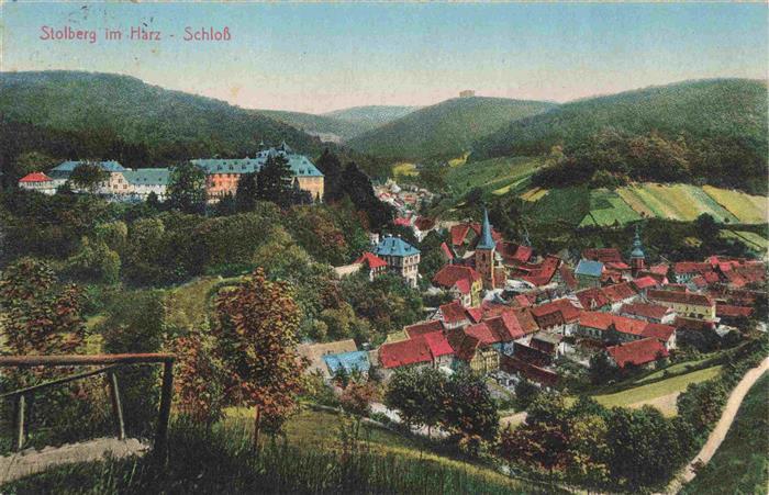 Stolberg Harz Fliegeraufnahme mit Schloss