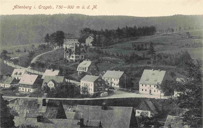 Altenberg  Erzgebirge Sachsen Ortsansicht