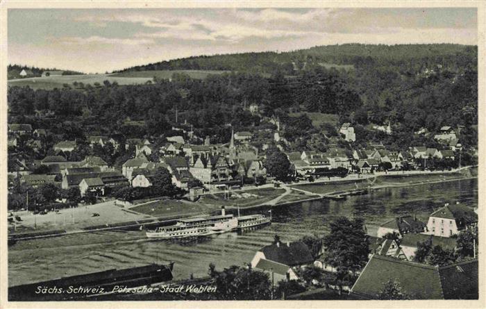 Poetzscha Wehlen Saechsische Schweiz Sachsen Fliegeraufnahme