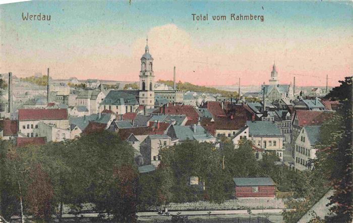 Werdau Sachsen Total vom Rahmberg