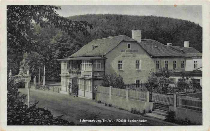 Schwarzburg Rudolstadt Thueringen FDGB Ferienheim