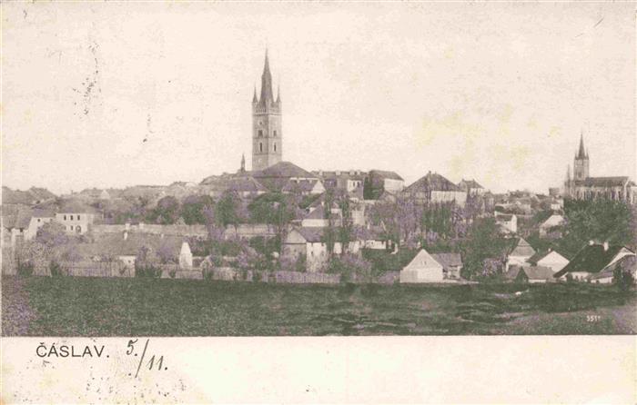 Caslav Tschaslau CZ Panorama Kirchen