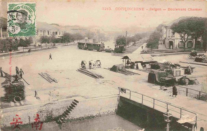 Cochinchine Vietnam Boulevard Charner