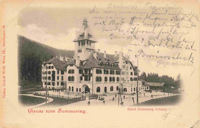Semmering Niederoesterreich Hotel Erzherzog Johann