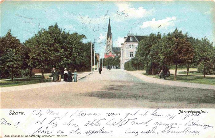 Skara Sweden Jaernvaegagatan