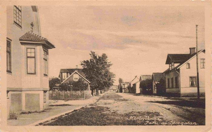 Moerbylanga Sweden Parti av Storgatan