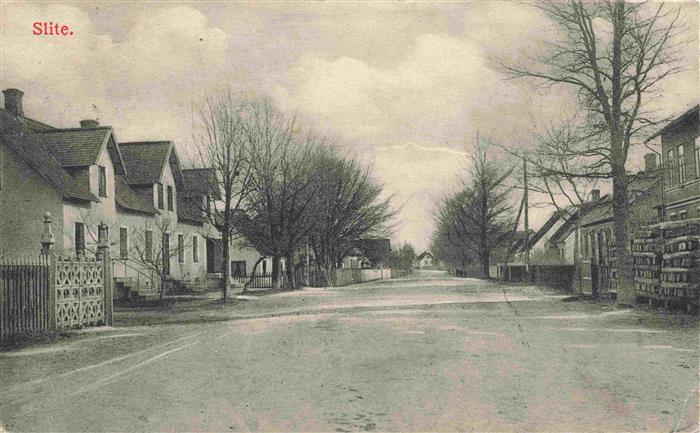 Slite Sweden Strassenpartie