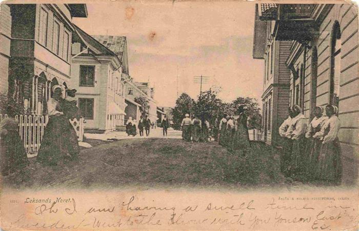 Leksand Sweden Dorfpartie