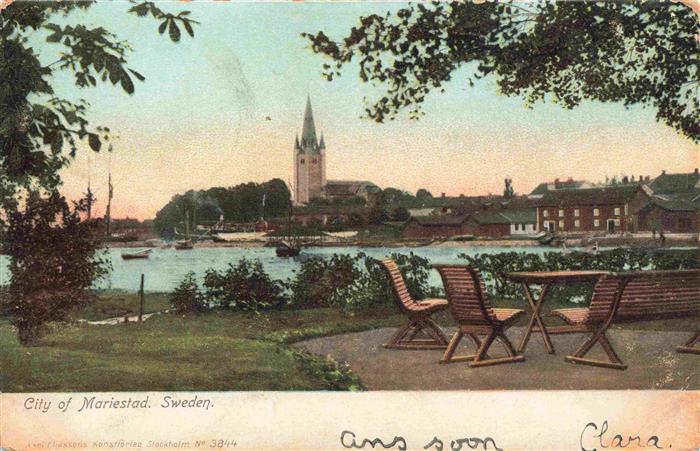 Mariestad Sweden City Blick