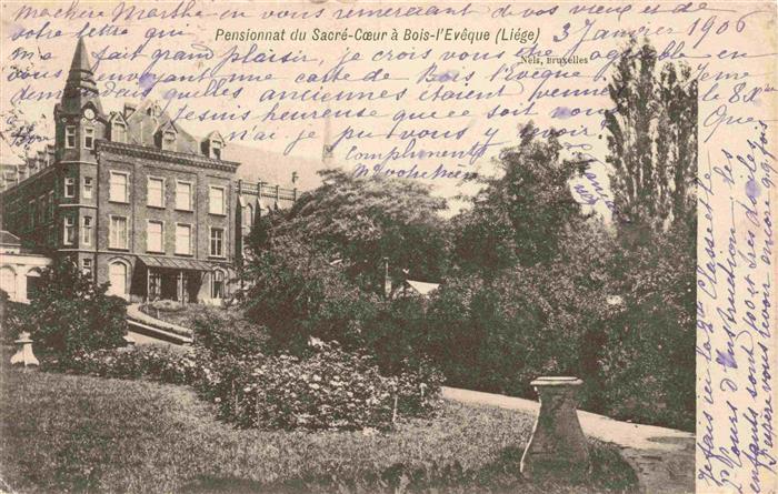 LIEGE Luettich Luik Belgie Pensionnat du Sacre Coeur a Bois l'Eveque