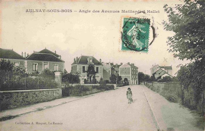 AULNAY-SOUS-BOIS 93 Seine-Saint-Denis Angle des Avenues Maillard et Hallet
