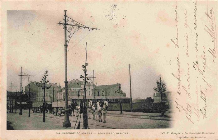 LA GARENNE -COLOMBES 92 Hauts-de-Seine Boulevard National
