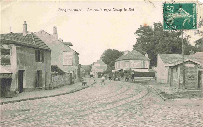 Rocquencourt 78 Yvelines La route vers Noisy le Roi