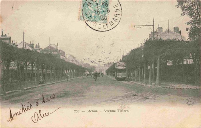 Melun 77 Seine-et-Marne Aveneu Thiers