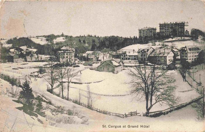St-Cergue Saint-Cergue Nyon VD St Cergue et Grand Hotel