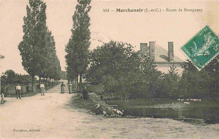 Marchenoir 41 Loir-et-Cher Route de Beaugency