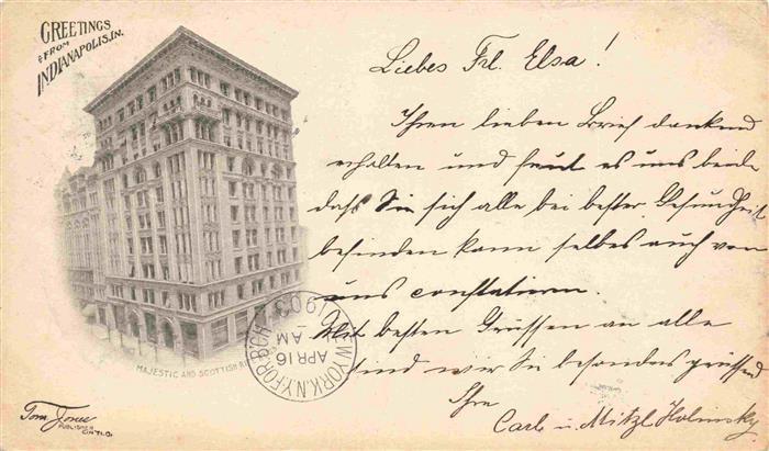 NEW YORK City USA Majestic and Scottish Rite Bldgs