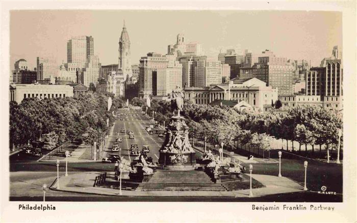Philadelphia  Pennsylvania USA Benjamin Franklin Parkway