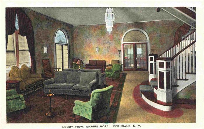 Ferndale New York USA Lobby View Empire Hotel