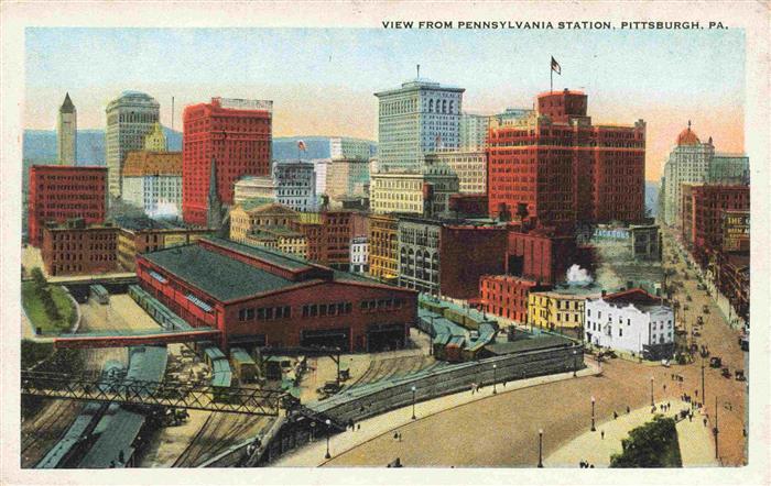 Pittsburgh Pennsylvania USA View from Pennsylvania Station
