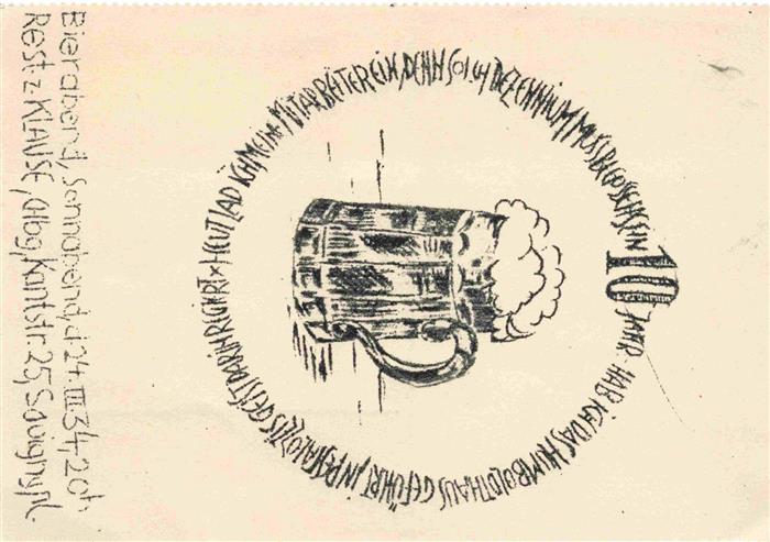 BERLIN  CITY Restaurant zur Klause Bierabend