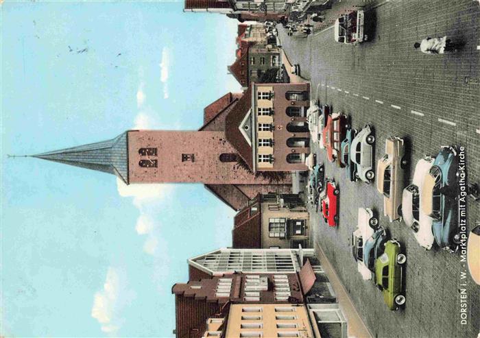 Dorsten Marktplatz Rathaus Kirche