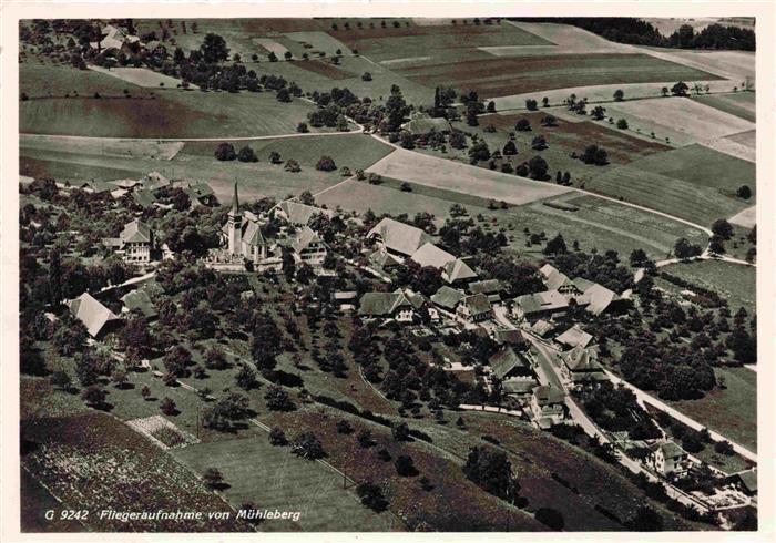 Muehleberg BE Fliegeraufnahme