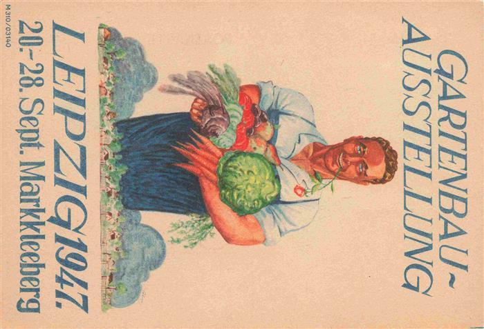Markkleeberg Gartenbau Ausstellung Leipzig 1947