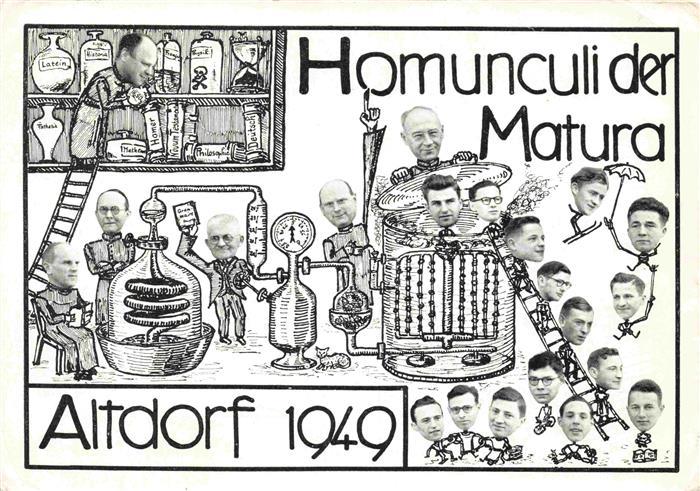 Altdorf UR Homunculi der Matura 1949