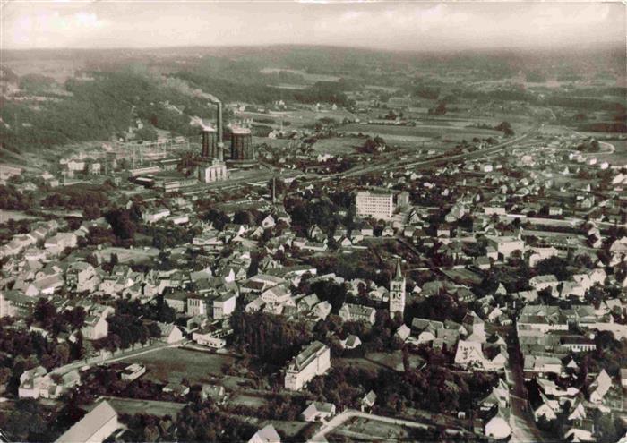 Ibbenbueren NRW Fliegeraufnahme mit Sommerrodelbahn