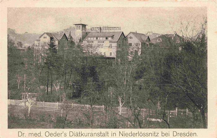 Niederloessnitz Radebeul Sachsen Dr. med. Oeder's Diaetkuranstalt