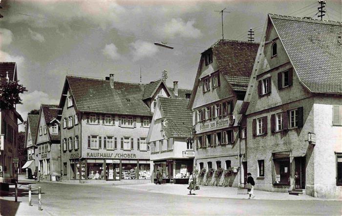 Welzheim Motiv im Stadtzentrum Verlagsstempel