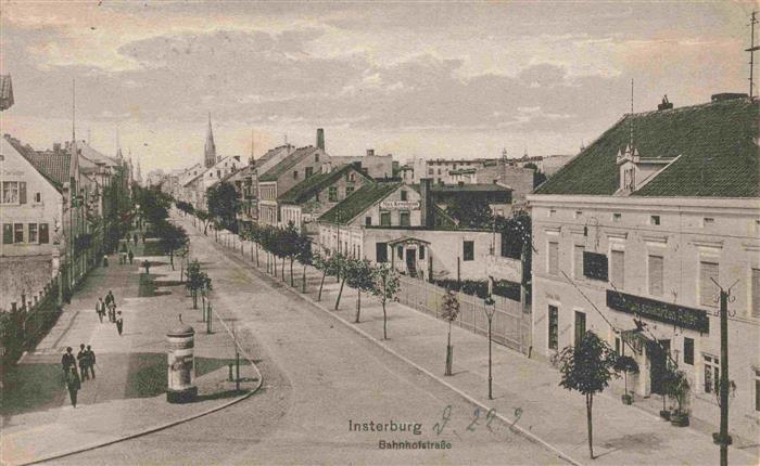 INSTERBURG Tschernjachowsk Kaliningrad RU Bahnhofstrasse Feldpost