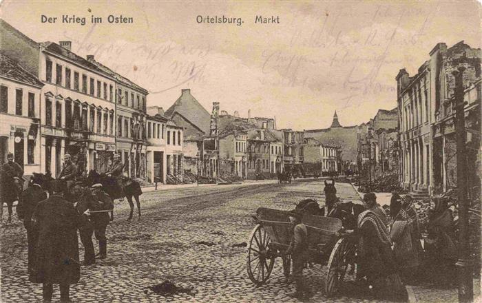 Ortelsburg Ostpreussen Szczytno PL Markt Serie Der Krieg im Osten