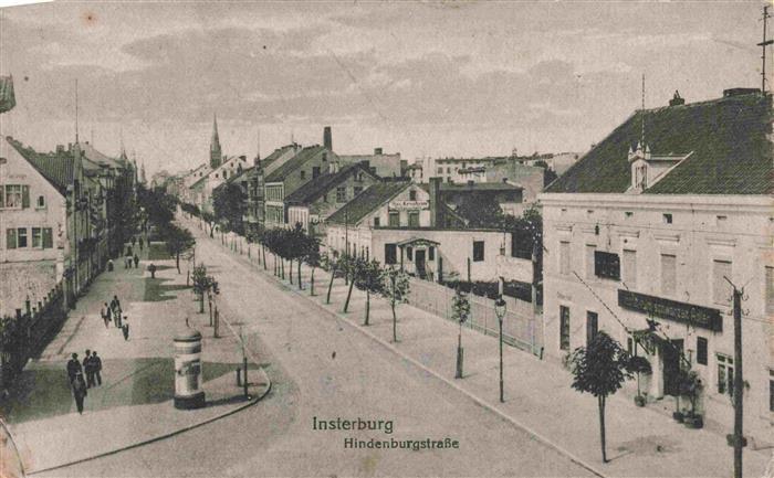 INSTERBURG Tschernjachowsk Kaliningrad RU Hindenburgstrasse Feldpost
